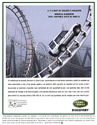 Advert Land Rover 1999